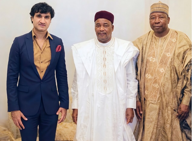 nigers president invites planetone group invest in national project with sanjeev mansotra
