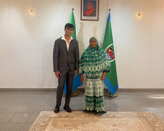 High-level talks between the President of Tanzania and Mr. Sanjeev Mansotra on investments across education, agriculture and wellness sectors